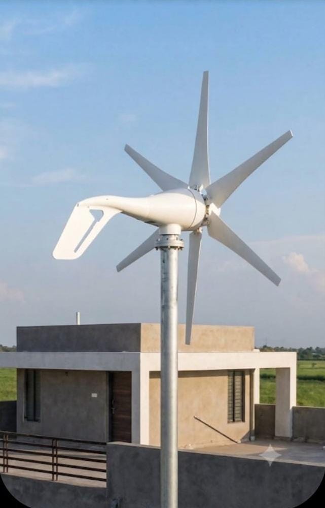 Horizontal Wind Turbine - 6 blade MAX turbine